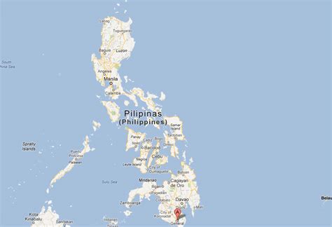 General Santos map satellite // Philippines, Soccsksargen.